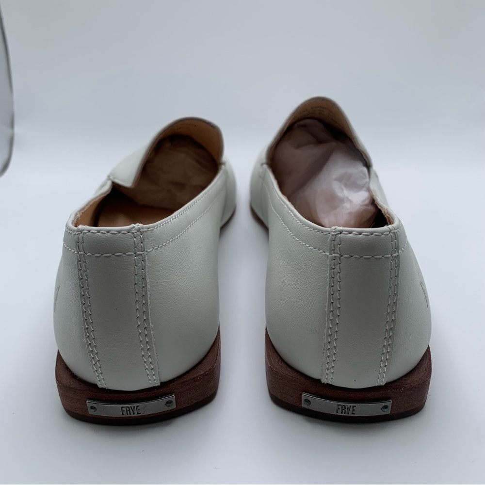 NWB Frye Women's Claire Venetian Leather Loafers white size 6.5M 1708 - Picture 7 of 12